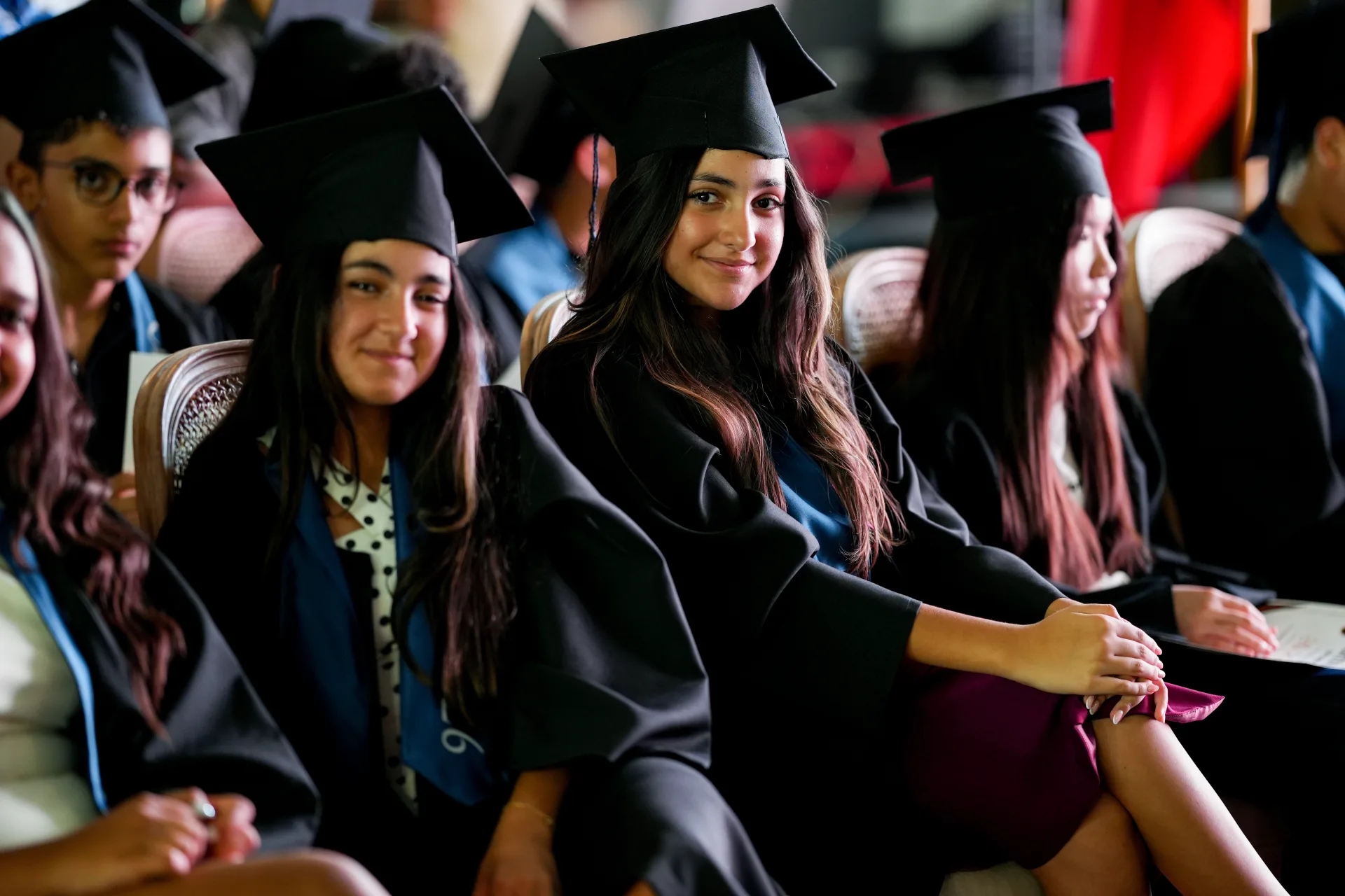 SBG Academy graduates seated at the ceremony